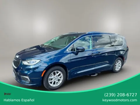 Blue 2021 Chrysler Pacifica Touring L Minivan 4D for sale in Fort Myers, FL
