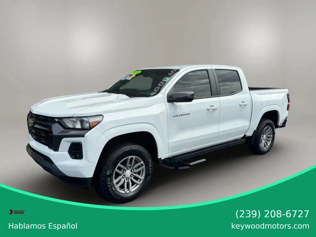 White 2023 Chevrolet Colorado Crew Cab LT Pickup 4D 5 ft for sale in Fort Myers, FL