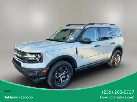 Gray 2022 Ford Bronco Sport Big Bend Sport Utility 4D for sale in Fort Myers, FL