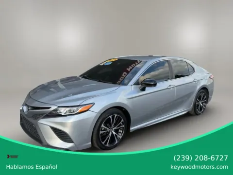 Gray 2020 Toyota Camry SE Sedan 4D for sale in Fort Myers, FL