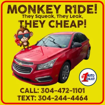 Red 2016 Chevrolet Cruze Limited LS Manual for sale in Buckhannon, WV