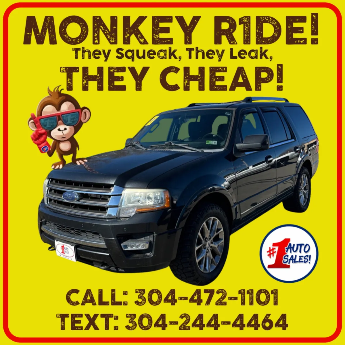 Black 2015 Ford Expedition Limited 4X4 for sale in Buckhannon, WV