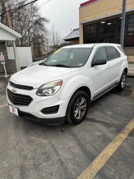 White 2017 Chevrolet Equinox LS AWD for sale in Buckhannon, WV