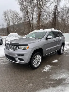 Silver 2018 Jeep Grand Cherokee Summit 4x4 for sale in Buckhannon, WV