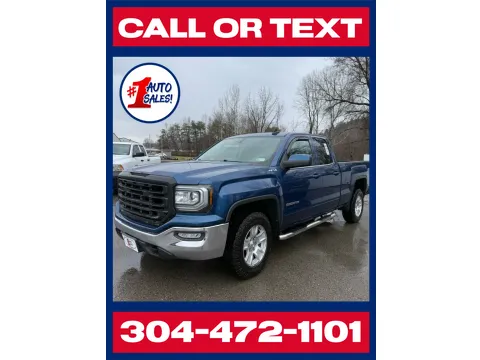 Blue 2017 GMC Sierra 1500 Double Cab SLE 4x4 for sale in Buckhannon, WV