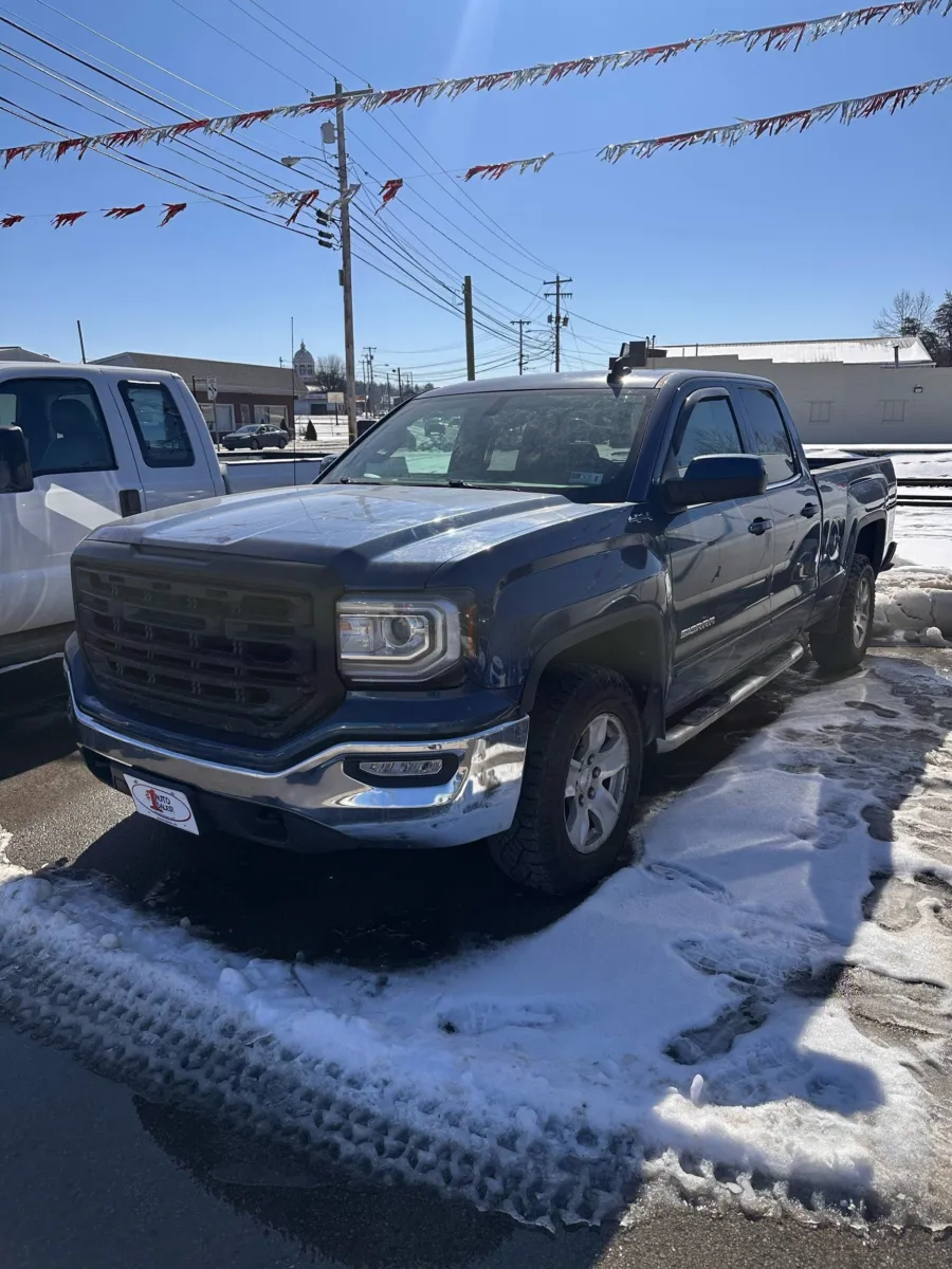 Blue 2017 GMC Sierra 1500 Double Cab SLE 4x4 for sale in Buckhannon, WV