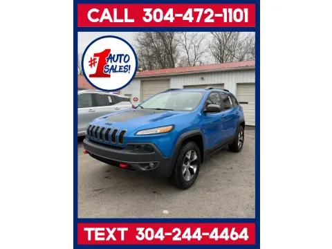 Blue 2018 Jeep Cherokee Trailhawk 4x4 for sale in Buckhannon, WV