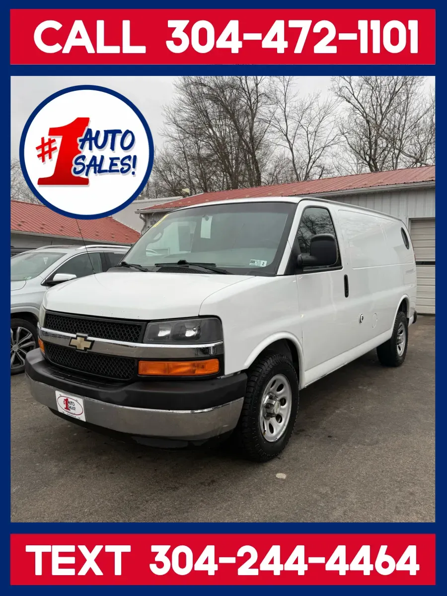 White 2014 Chevrolet Express 1500 Work Van - AWD! for sale in Buckhannon, WV