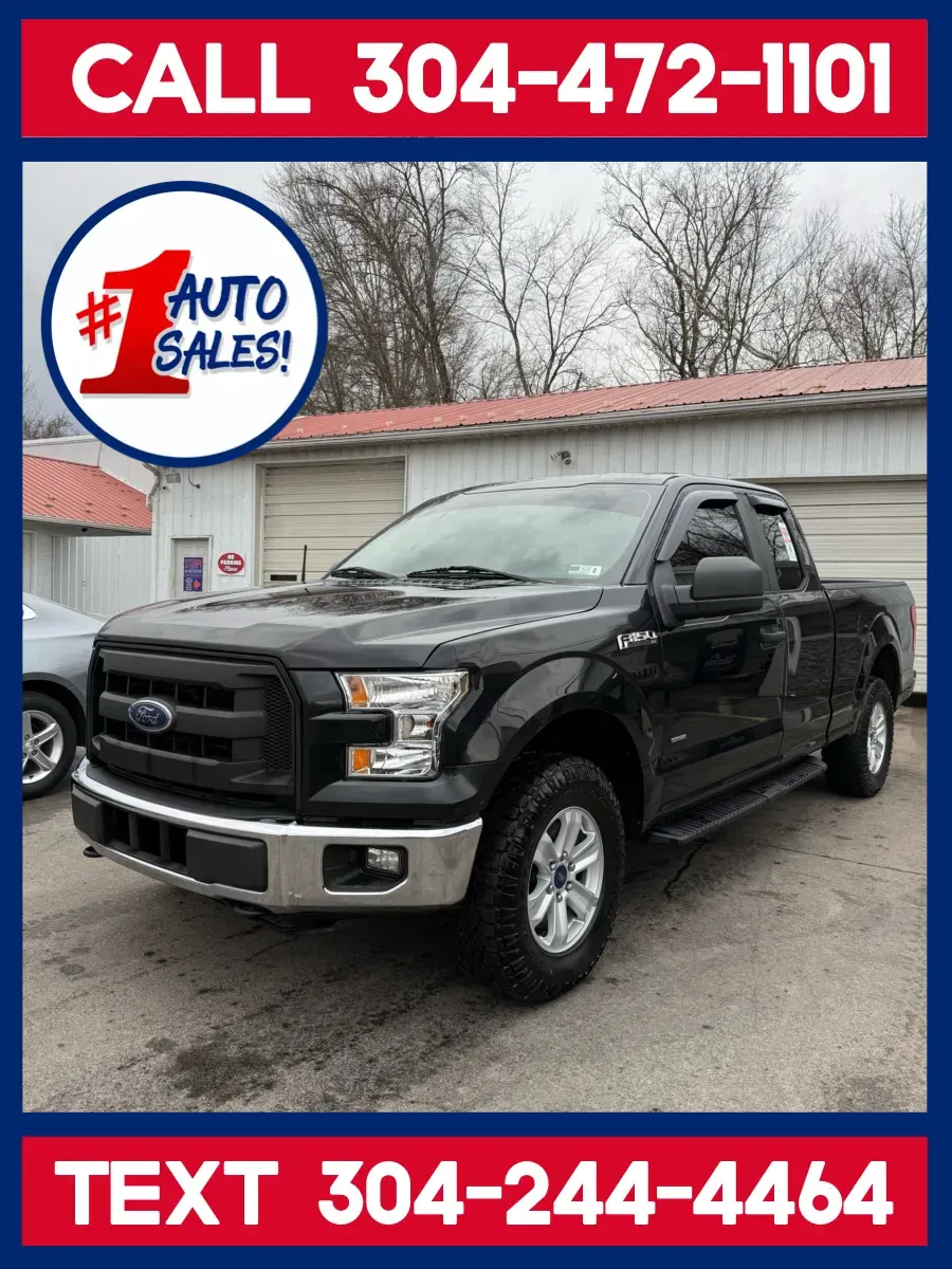 Black 2015 Ford F-150 SuperCab XL 4x4 for sale in Buckhannon, WV