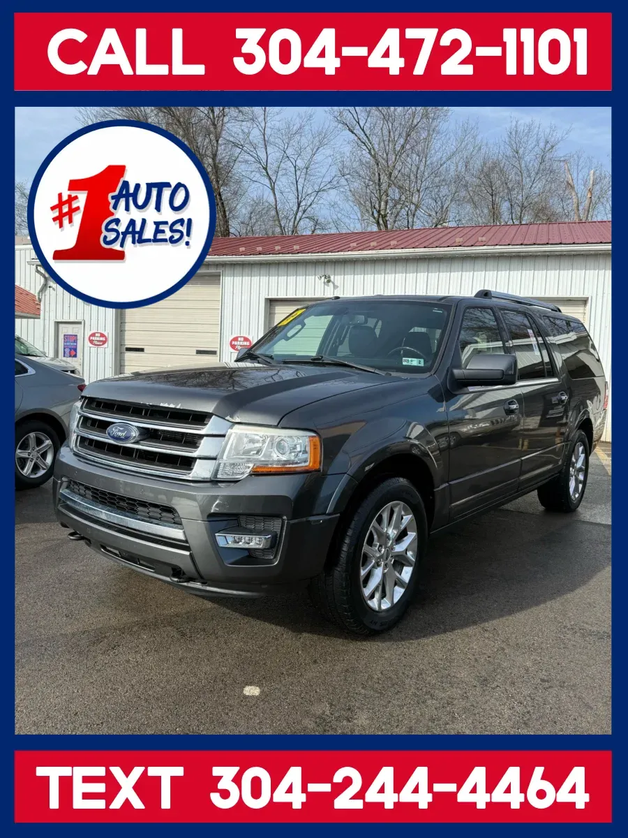 Gray 2016 Ford Expedition EL Limited 4WD for sale in Buckhannon, WV