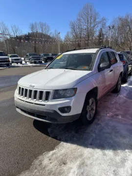 White 2016 Jeep Compass Sport 4WD for sale in Buckhannon, WV