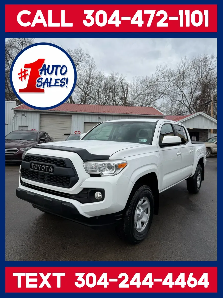 White 2017 Toyota Tacoma SR V6 4X4 for sale in Buckhannon, WV