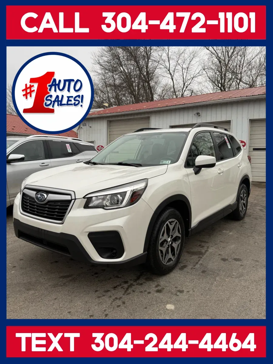 White 2020 Subaru Forester Premium AWD for sale in Buckhannon, WV