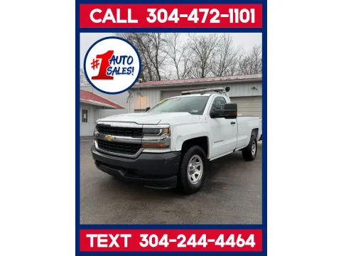White 2018 Chevrolet Silverado 1500 Regular Cab 4x4 for sale in Buckhannon, WV
