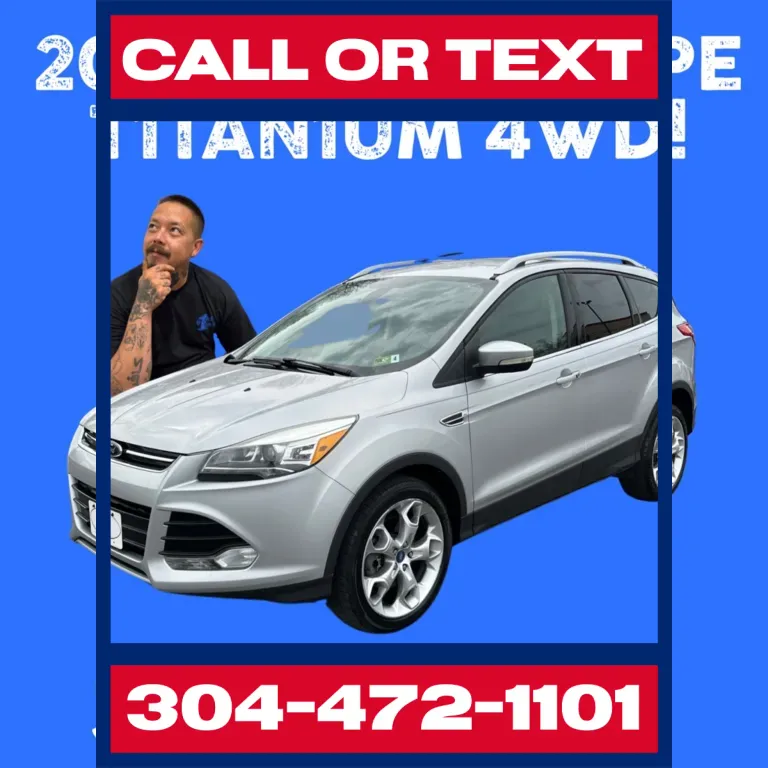 2013 FORD ESCAPE TITANIUM for sale in Buckhannon, WV