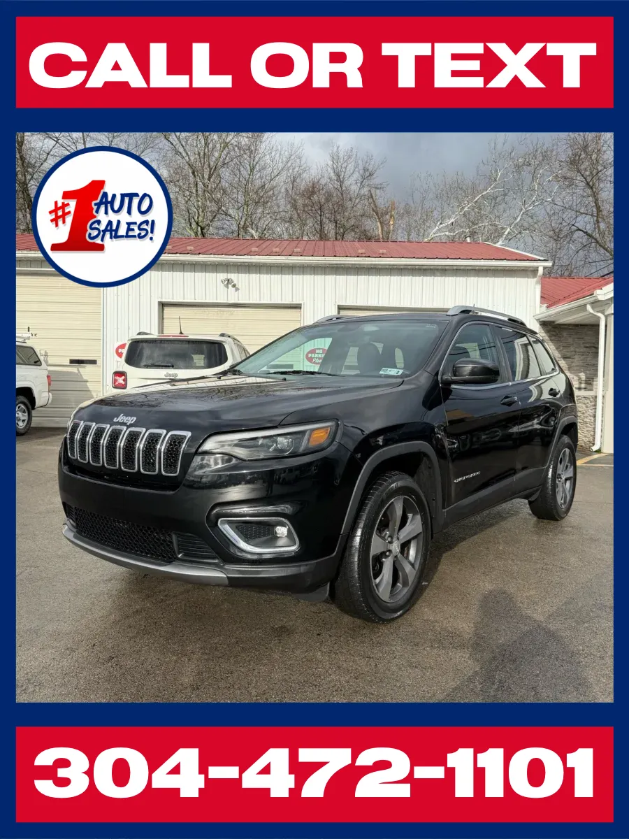 Black 2019 Jeep Cherokee Limited 4x4 for sale in Buckhannon, WV