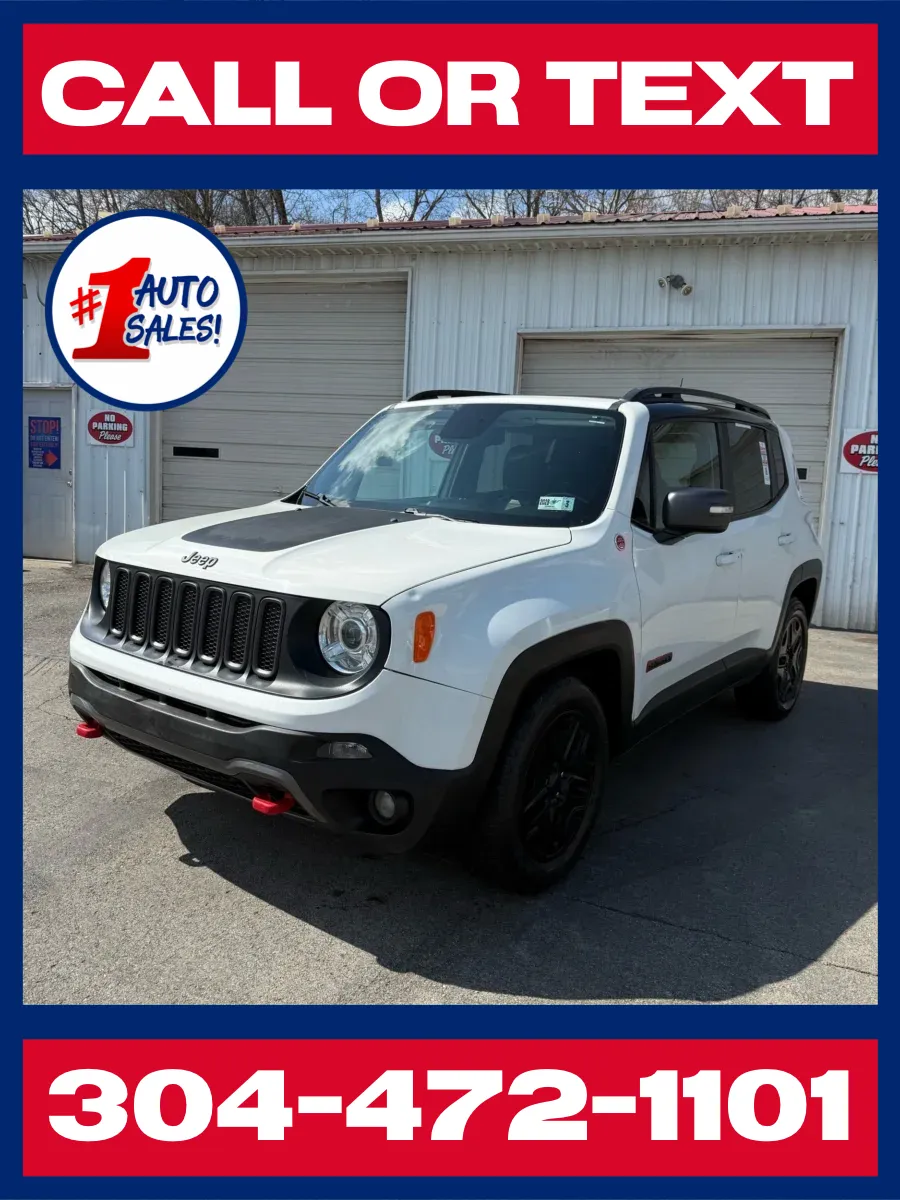 White 2018 Jeep Renegade Trailhawk 4x4 for sale in Buckhannon, WV