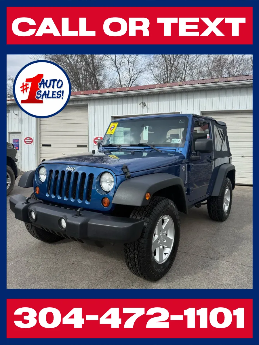 Blue 2010 Jeep Wrangler Sport 4X4 for sale in Buckhannon, WV