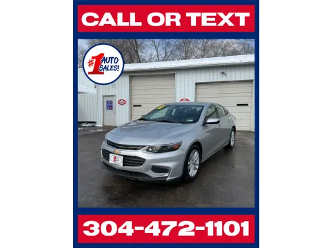Silver 2016 Chevrolet Malibu LT Sedan for sale in Buckhannon, WV