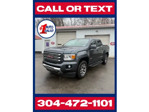 Gray 2015 GMC Canyon SLE Crew cab 4x4 for sale in Buckhannon, WV