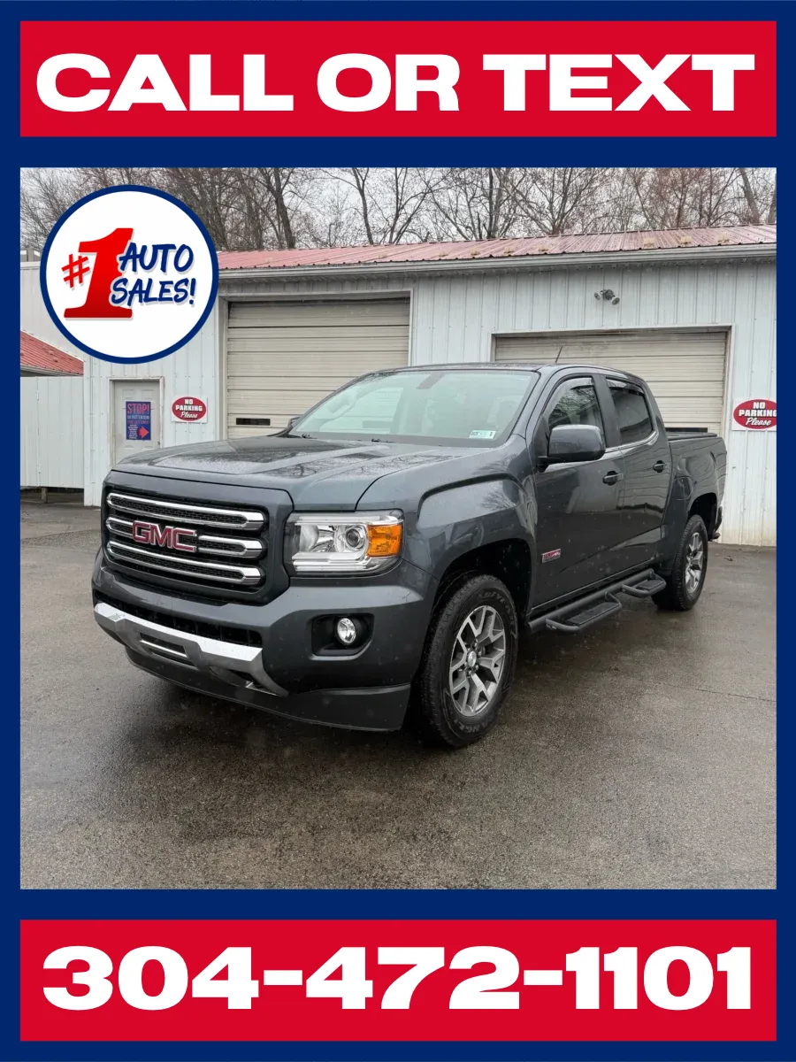 Gray 2015 GMC Canyon SLE Crew cab 4x4 for sale in Buckhannon, WV