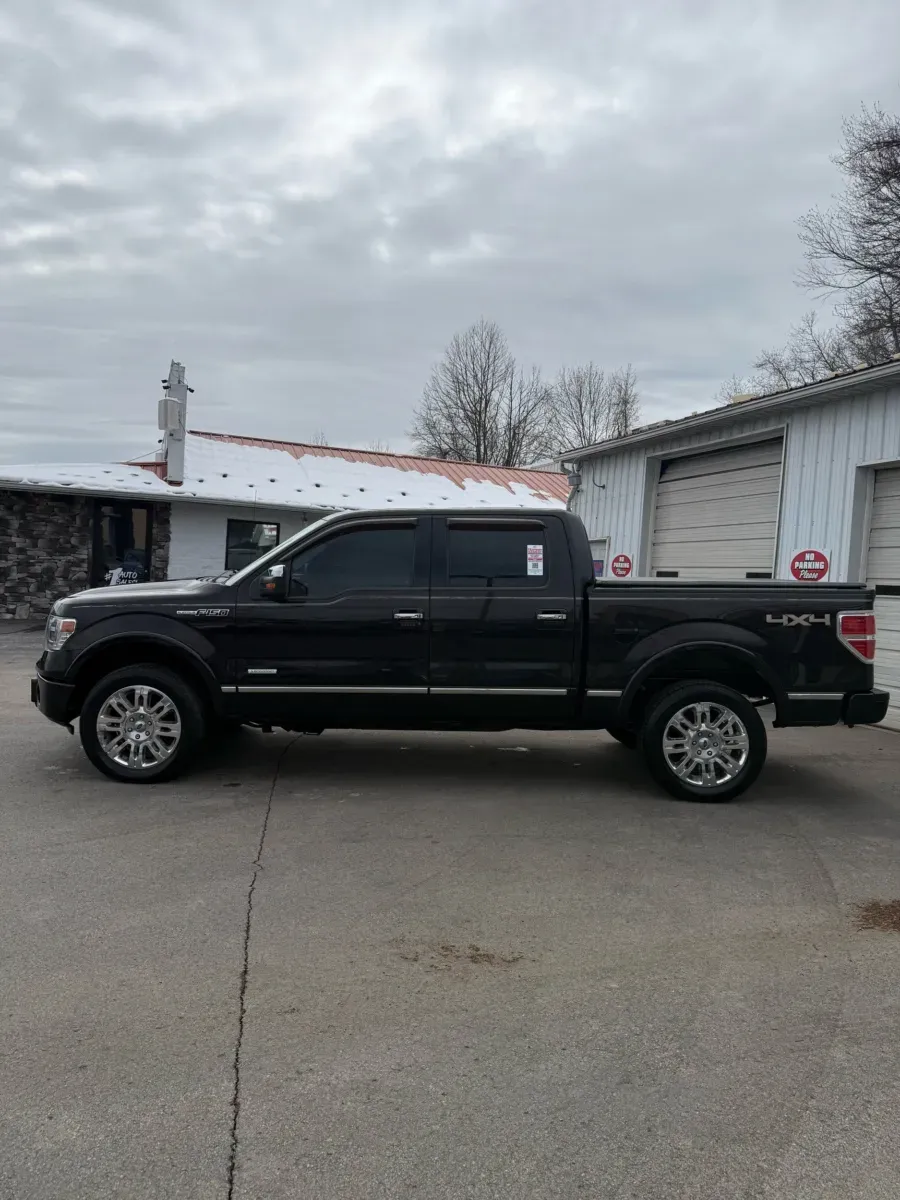 Another view of 2013 Ford F-150 Platinum SuperCrew 4x4 for sale in Buckhannon, WV at Number One Auto Sales