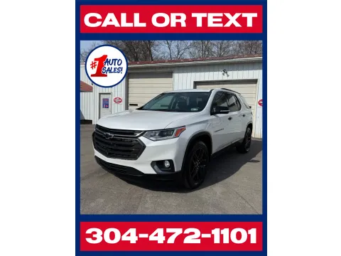 White 2020 Chevrolet Traverse AWD Premier for sale in Buckhannon, WV