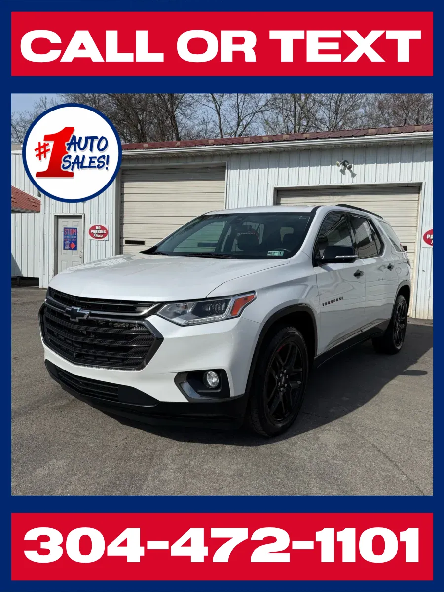 White 2020 Chevrolet Traverse AWD Premier for sale in Buckhannon, WV