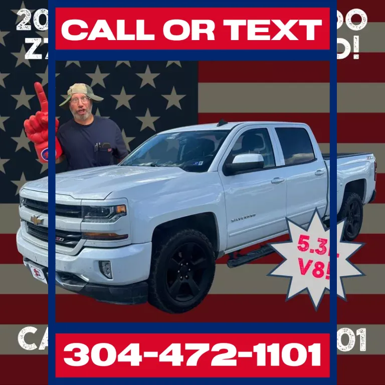 2018 Chevrolet Silverado 1500 LT Z71 Crew Cab 4WD for sale in Buckhannon, WV