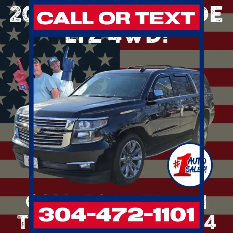 2016 Chevrolet Tahoe LTZ 4WD - Third Row! for sale in Buckhannon, WV