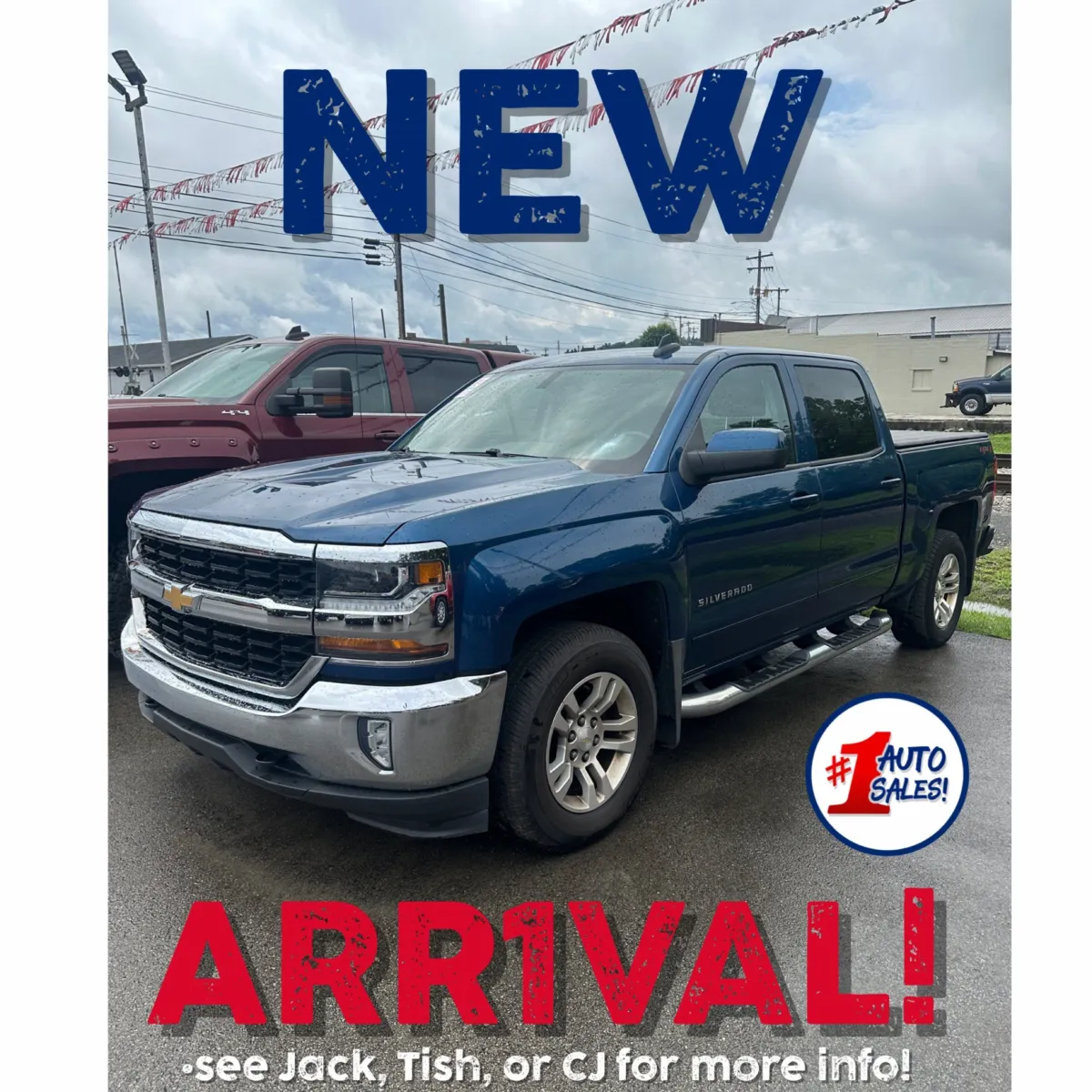 2018 Chevrolet Silverado 1500 LT Crew Cab 4x4 for sale in Buckhannon, WV