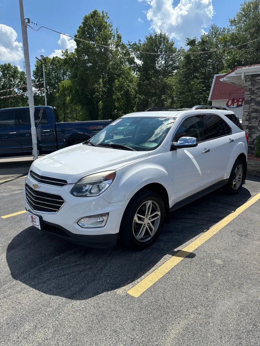 White 2016 Chevrolet Equinox LTZ AWD for sale in Buckhannon, WV