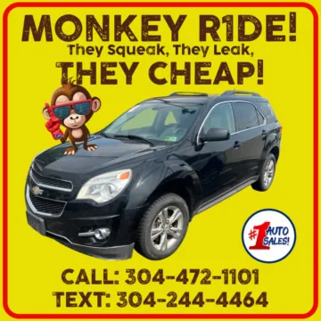 Black 2013 Chevrolet Equinox LT for sale in Buckhannon, WV