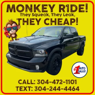 Black 2015 Ram 1500 Tradesman Crew Cab 4x4 for sale in Buckhannon, WV