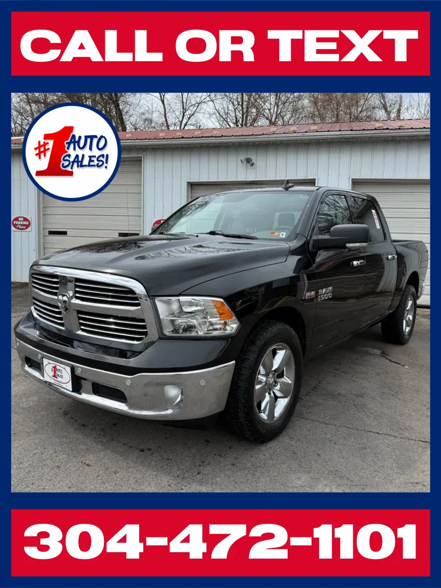 Black 2017 Ram 1500 Big Horn Crew Cab 4x4 for sale in Buckhannon, WV
