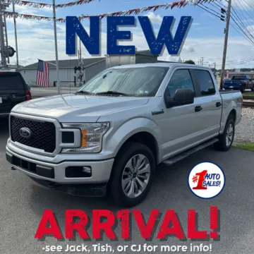 Silver 2018 Ford F-150 XL SuperCrew 4x4 for sale in Buckhannon, WV