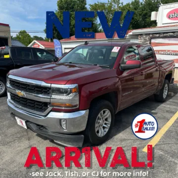 Red 2017 Chevrolet Silverado 1500 LT CREW CAB 4X4 for sale in Buckhannon, WV