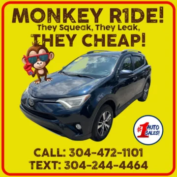 Blue 2018 Toyota RAV4 XLE AWD for sale in Buckhannon, WV