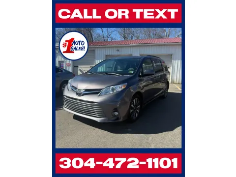 Gray 2018 Toyota Sienna XLE 7-Passenger for sale in Buckhannon, WV