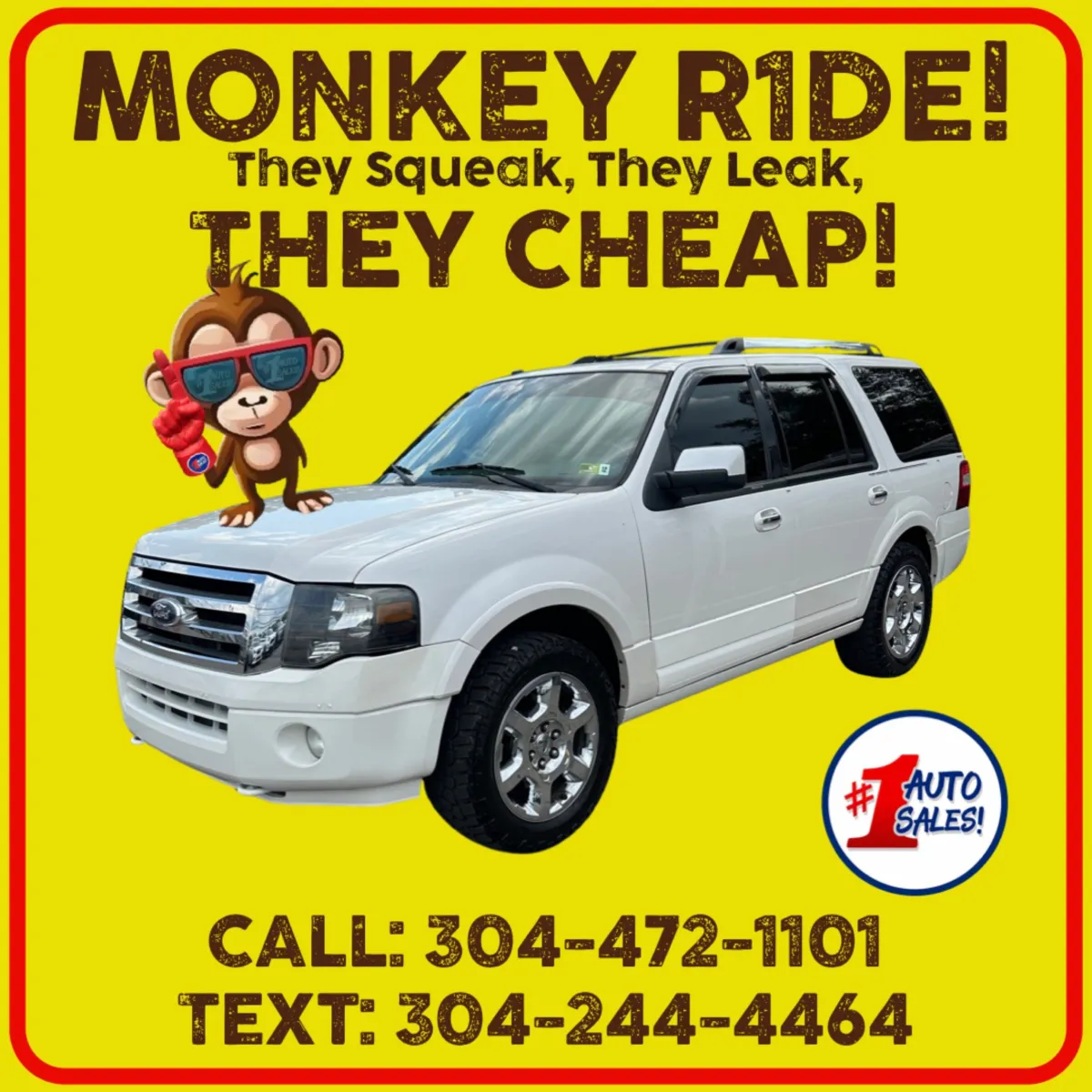 White 2014 Ford Expedition Limited 4x4 - 3rd Row! for sale in Buckhannon, WV
