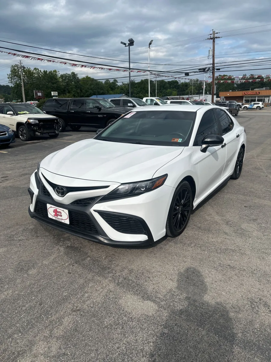 White 2021 Toyota Camry SE Nightshade AWD! for sale in Buckhannon, WV