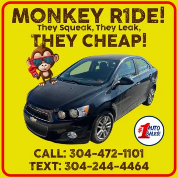 Black 2016 Chevrolet Sonic LT Auto for sale in Buckhannon, WV