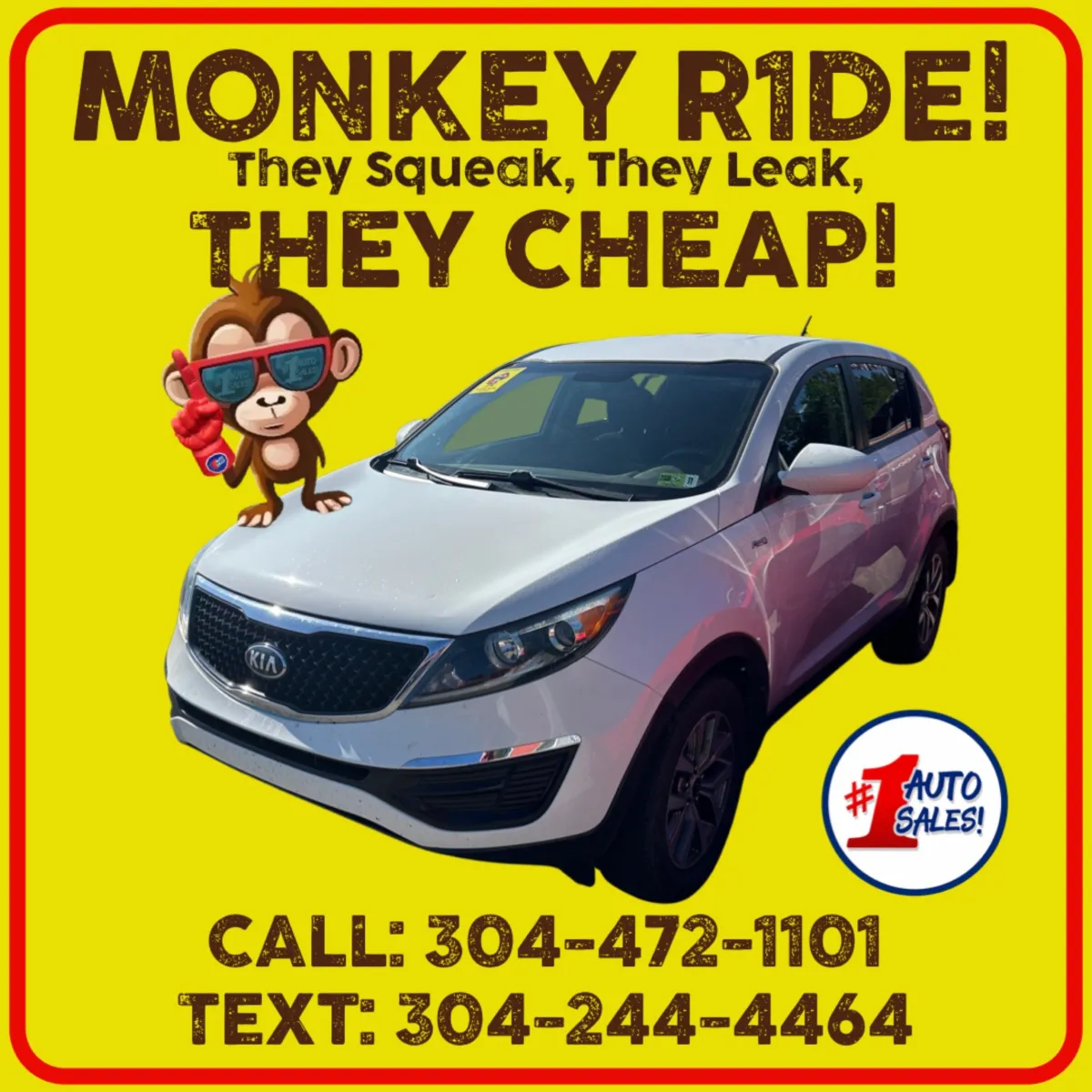 White 2014 Kia Sportage LX AWD for sale in Buckhannon, WV