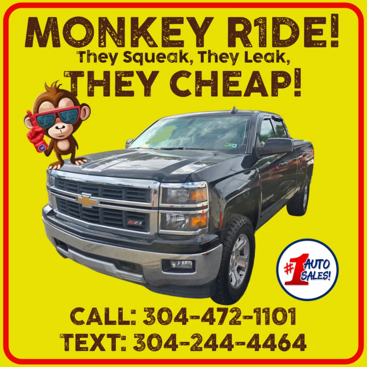 Black 2015 Chevrolet Silverado 1500 LT Z71 4x4! for sale in Buckhannon, WV