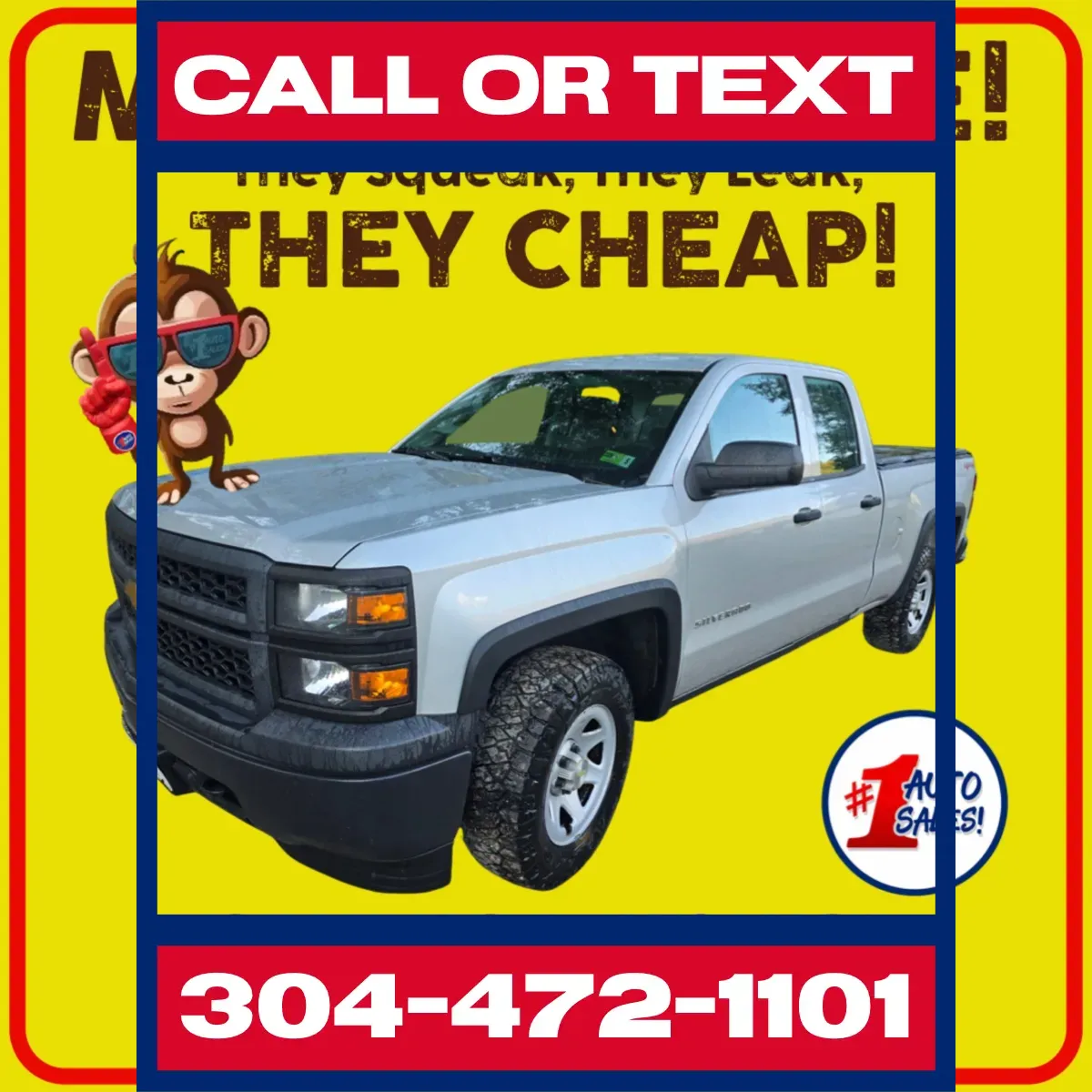 2014 Chevrolet Silverado 1500 Work Truck 4x4 for sale in Buckhannon, WV