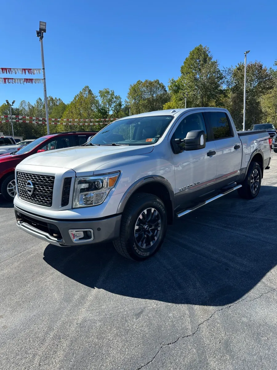 Silver 2018 Nissan TITAN PRO-4X Crew Cab 4x4 for sale in Buckhannon, WV