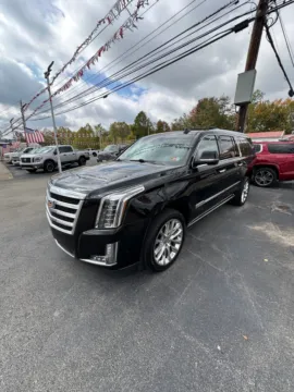 Black 2018 Cadillac Escalade ESV Premium Luxury 4WD for sale in Buckhannon, WV