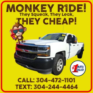 White 2018 Chevrolet Silverado 1500 WT Double Cab 4x4 for sale in Buckhannon, WV