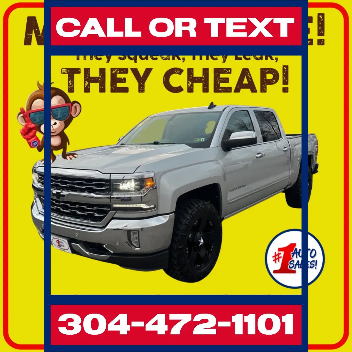 2017 Chevrolet Silverado 1500 LTZ Crew Cab 4x4 for sale in Buckhannon, WV