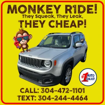 Blue 2015 Jeep Renegade Latitude 4X4 for sale in Buckhannon, WV